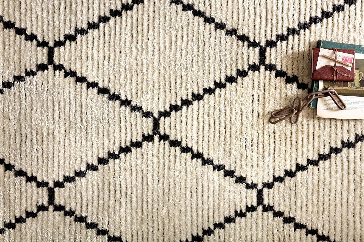 Chris Loves Julia x Loloi Chris Loves Julia x Loloi Alice Geometric Cream/Charcoal Rug