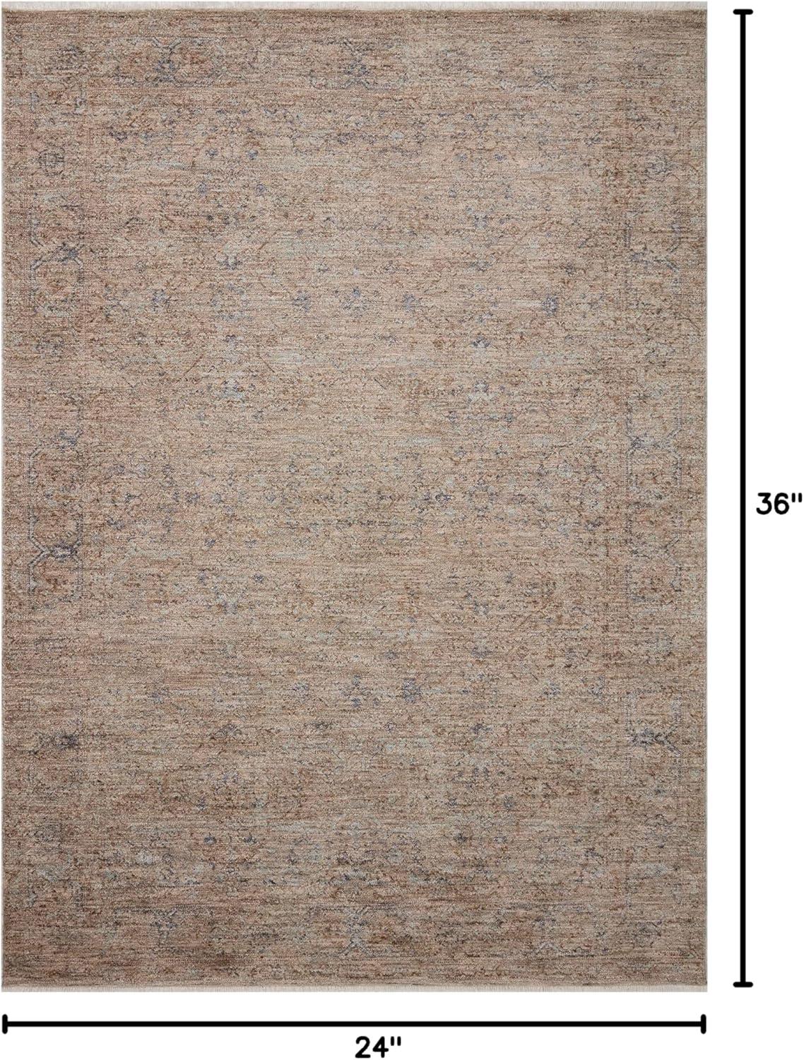 Angela Rose x Loloi Blake Taupe / Blue Area Rug