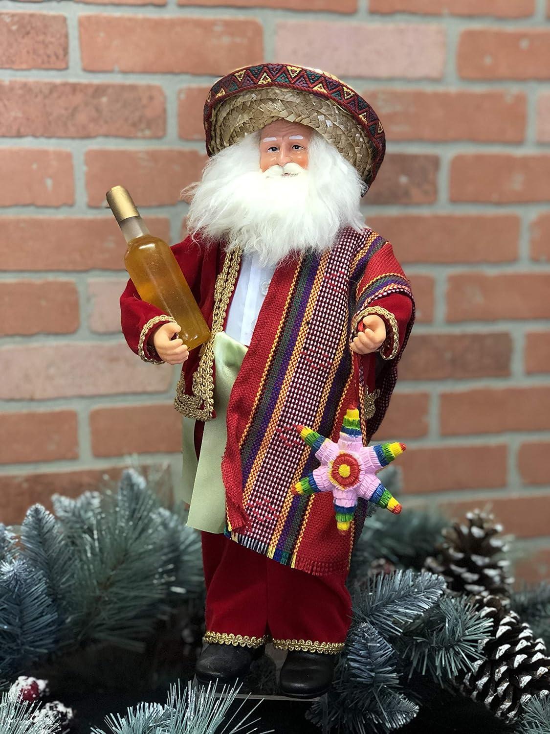 18" Mexican Santa - Red