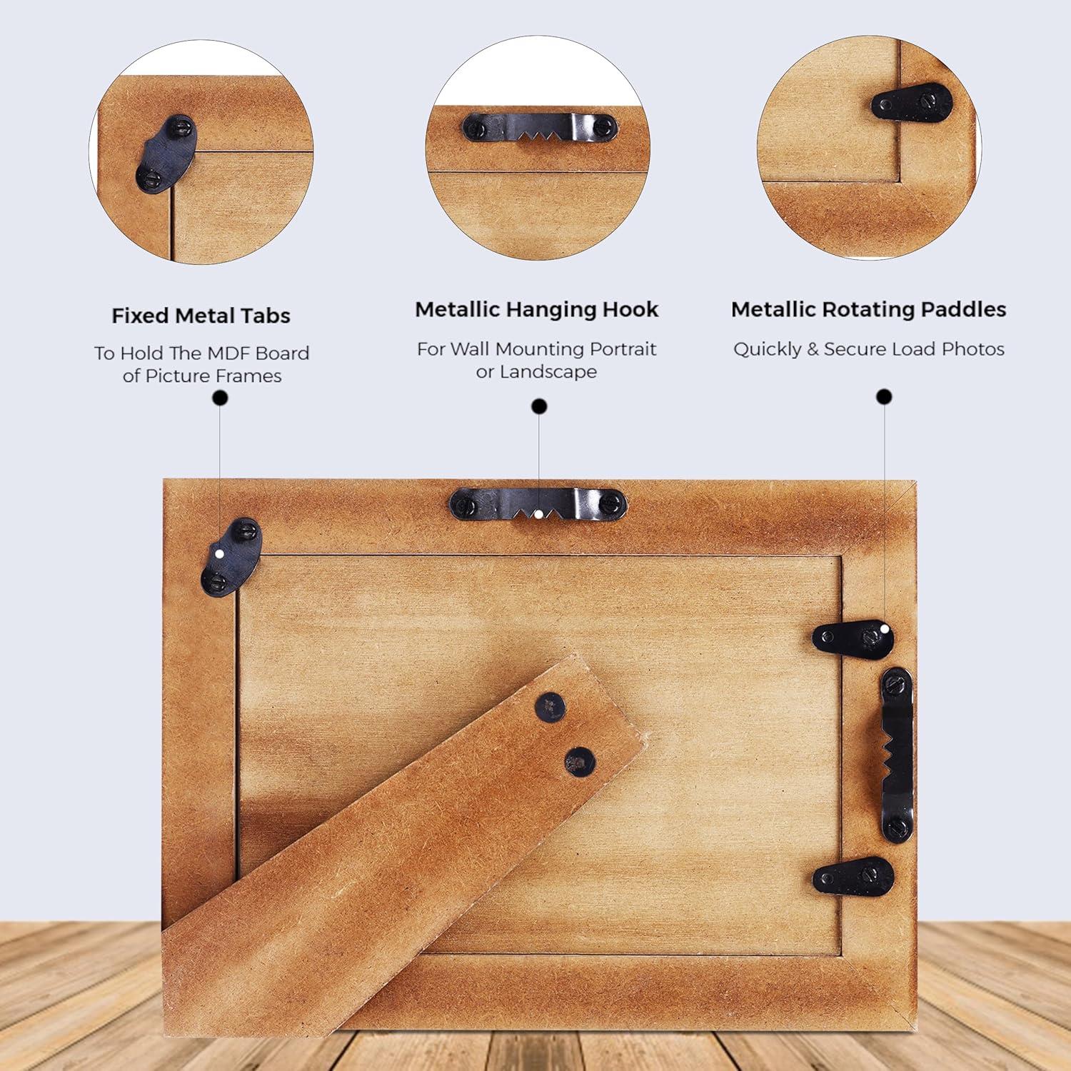 Handicrafts Home 8x10 Avant Amber Collection Photo Frame - Wooden Collage