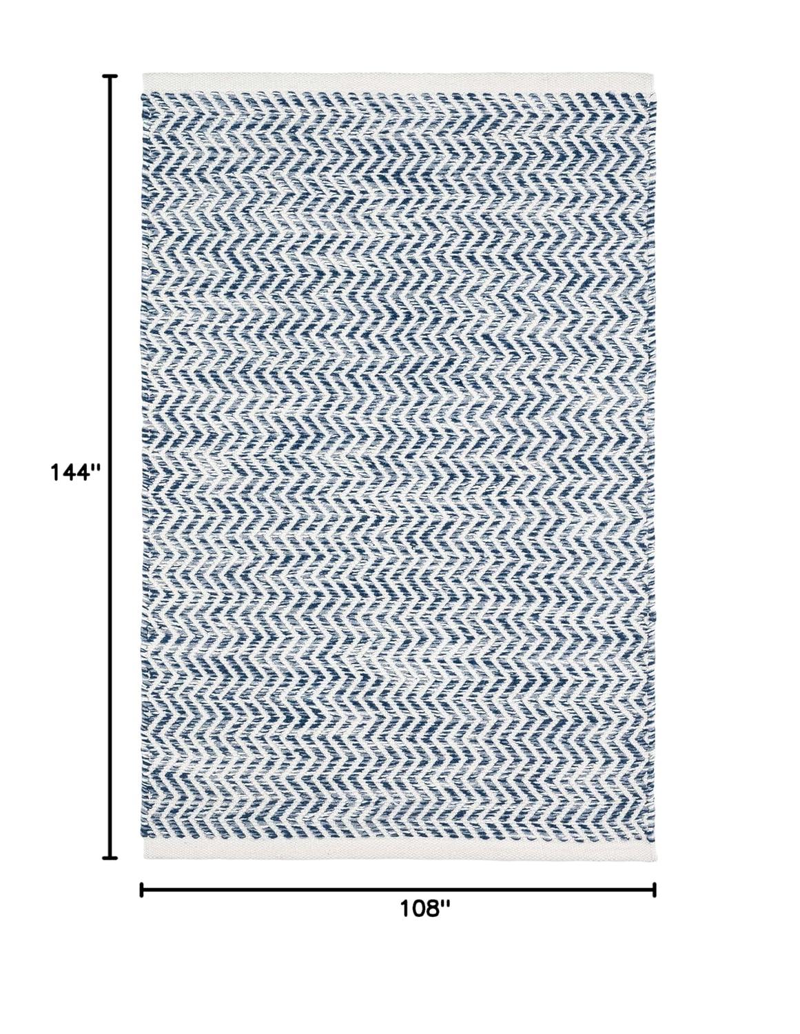 Coastal Blue Handwoven Indoor/Outdoor Rug