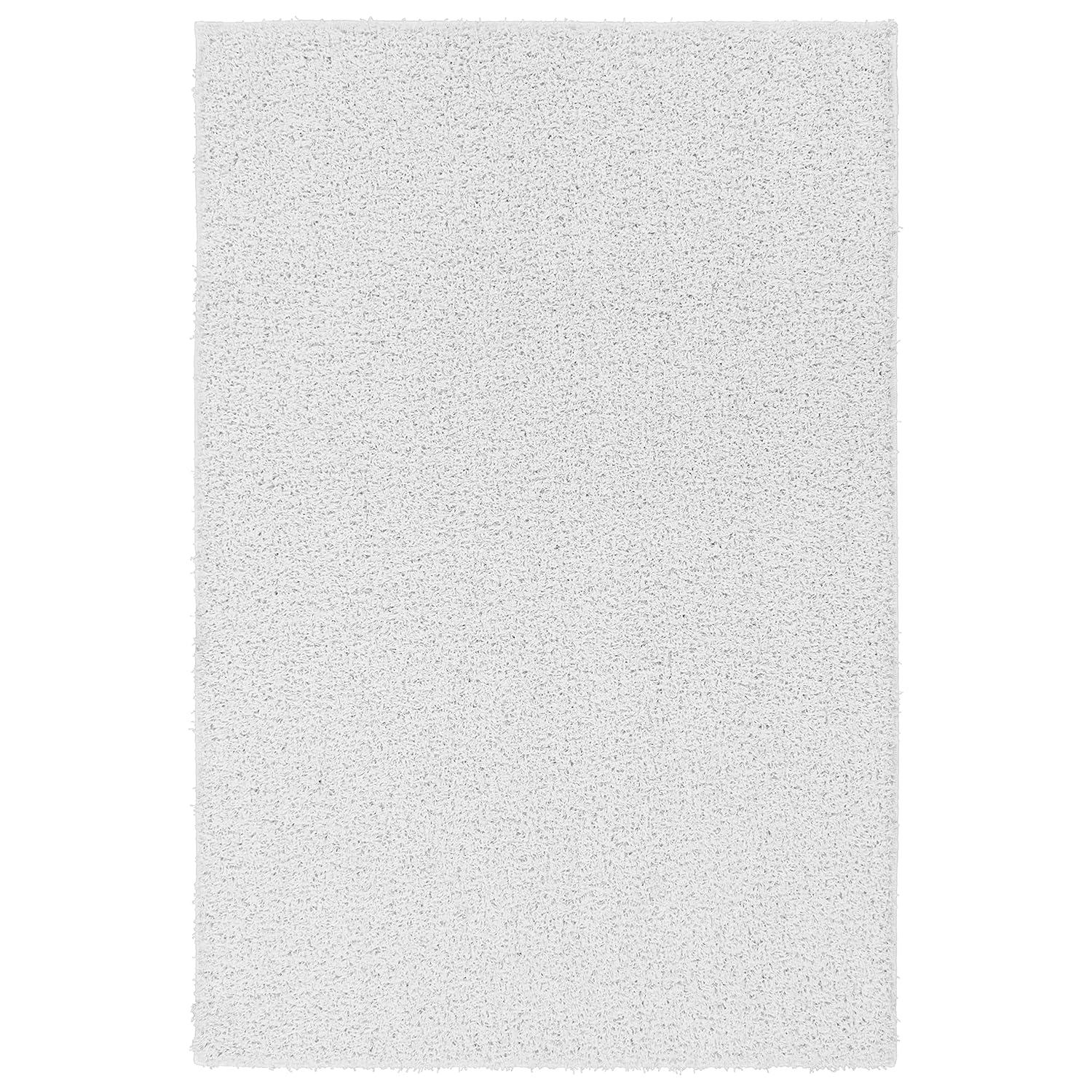 Garland Rug Southpointe Shag White Indoor Area Rug, 9' x 12'