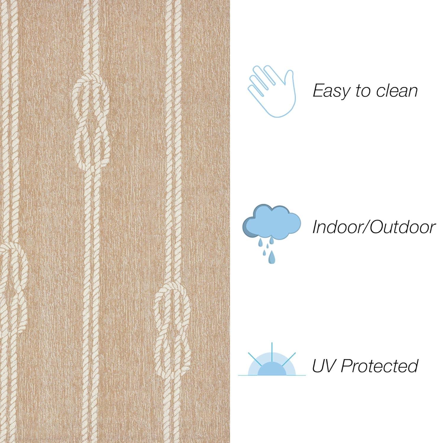 Nautical Rope Outdoor Rug