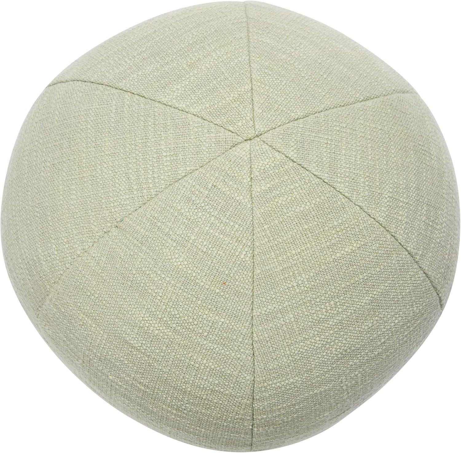 Sage Cotton Round Orb Throw Pillow, 12"