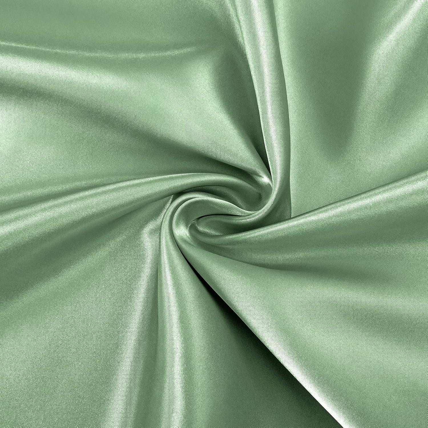 Crepe Back Satin Bridal Fabric Drapery Soft 60" Inches By the Yard (Hunter Green)