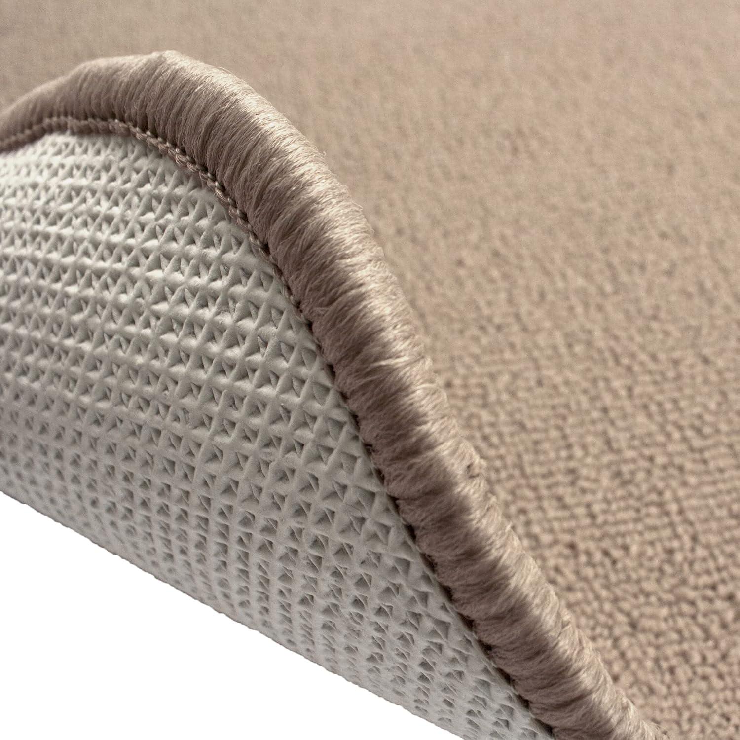 John Ritzenthaler Co. Indoor Accent Rug, 20" x 36", Solid Beige