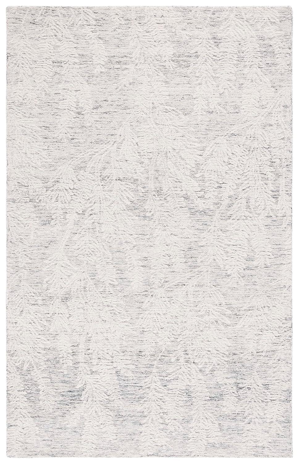 Metro MET877 Hand Tufted Indoor Area Rug - Grey/Ivory - 4'x6' - Safavieh