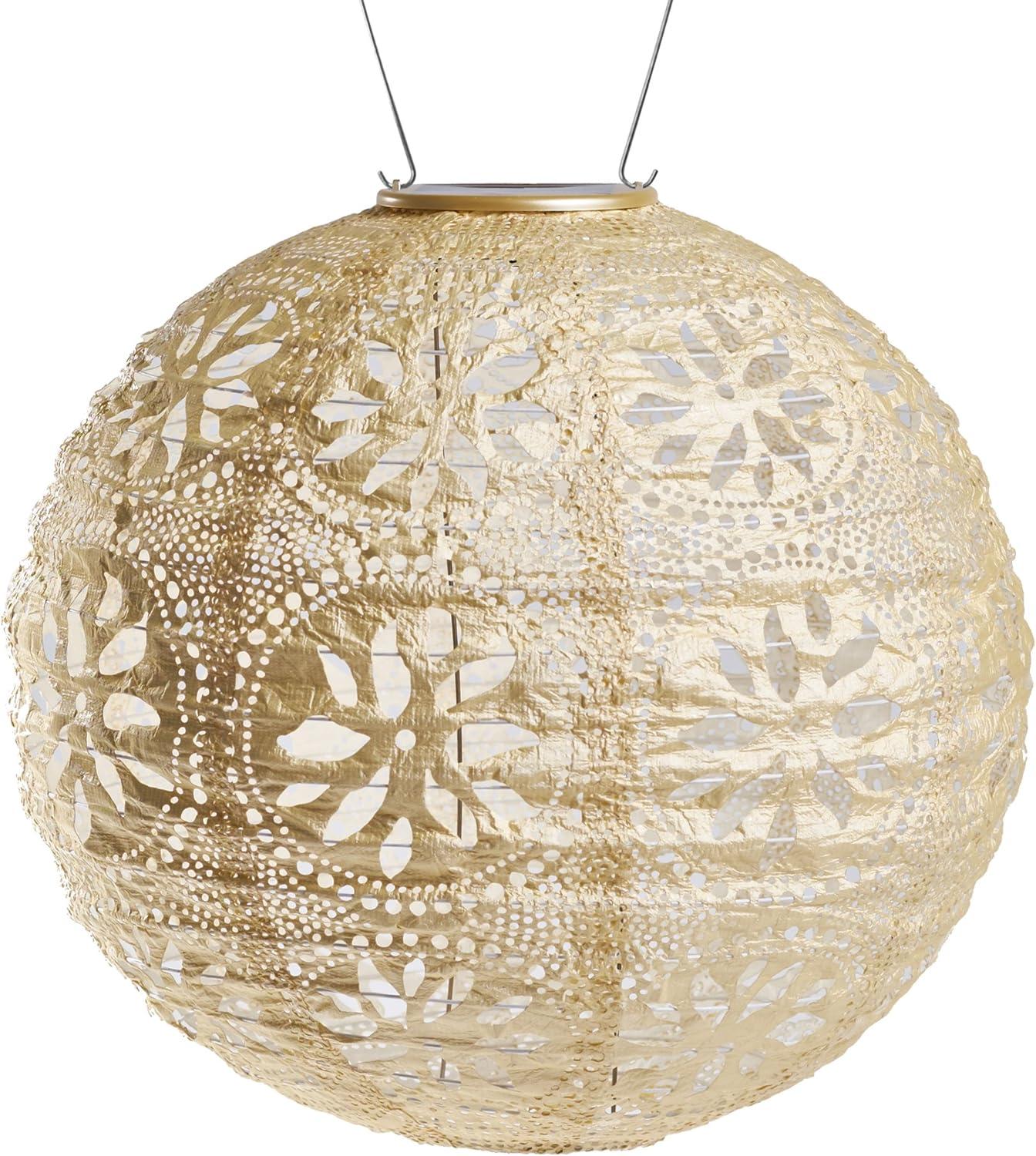 Boho Globe Solar Outdoor Lantern