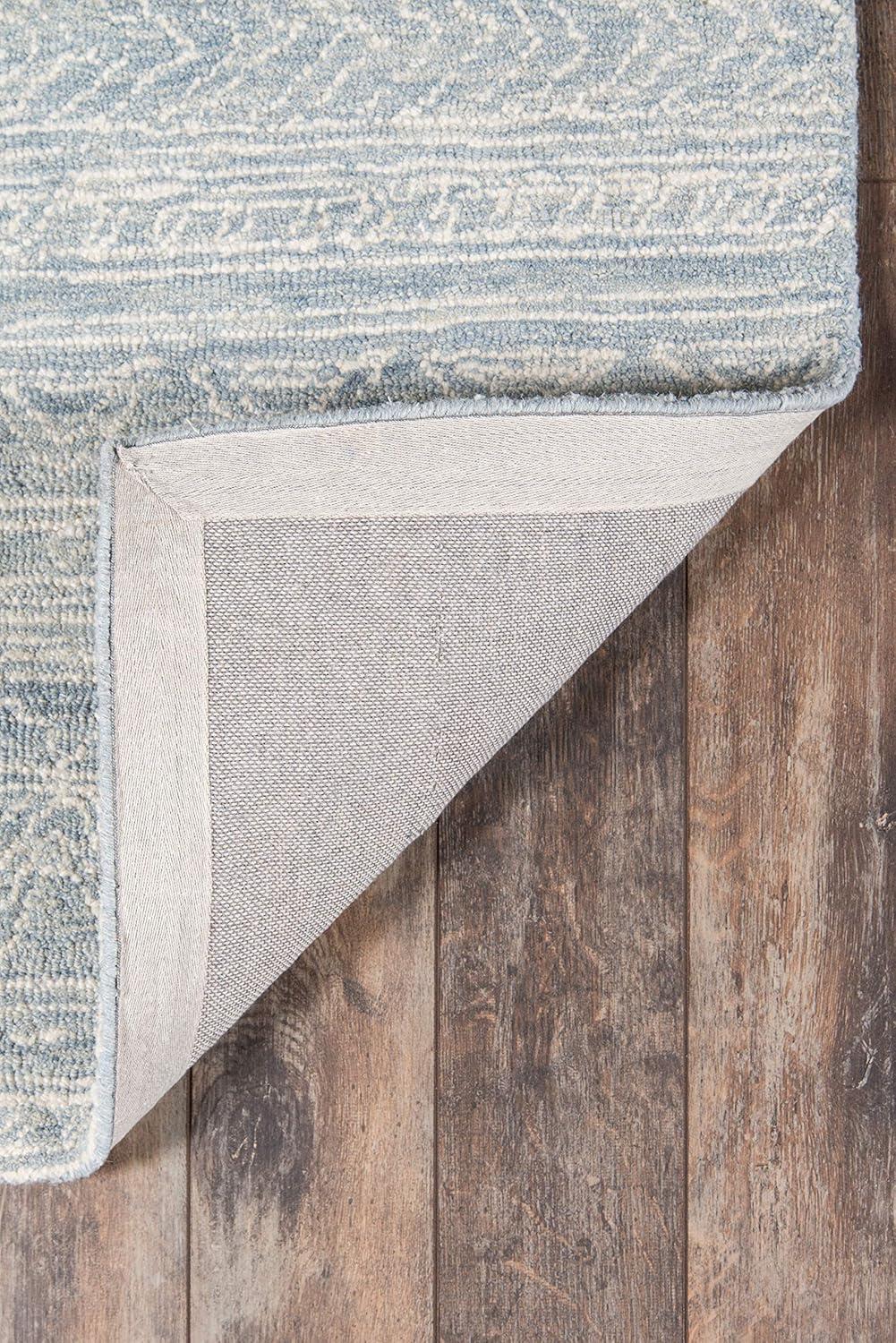 Momeni Contemporary Rectangle Area Rug, Light Blue, 5' X 8'