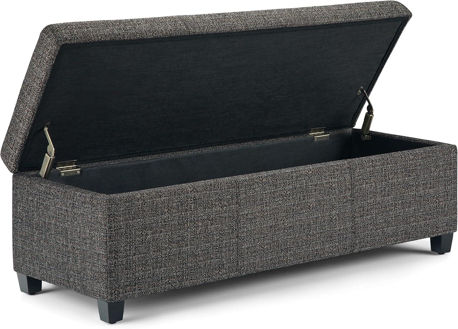 Simpli Home Avalon Storage Ottoman Bench