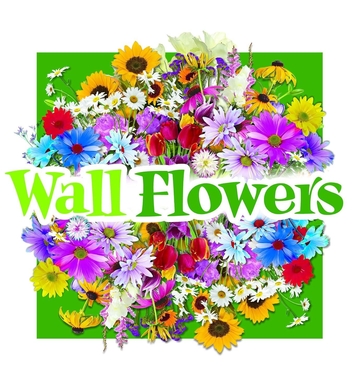 Bloomers Wall Flowers Vertical Gardening System – Create Gardens on Walls – Holds up to 4 Potted Plants – Black