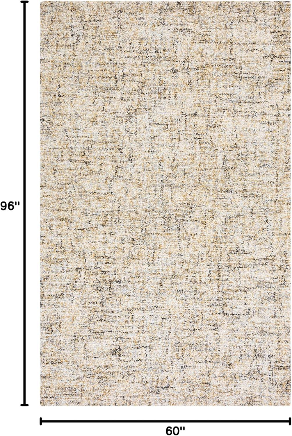 SAFAVIEH Abstract Roswell Distressed Area Rug, Beige/Gold, 5' x 8'