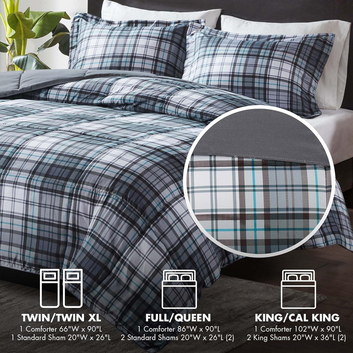 Madison Park Essentials Parkston 3M Scotchgard Down Alternative All Season Comforter Set