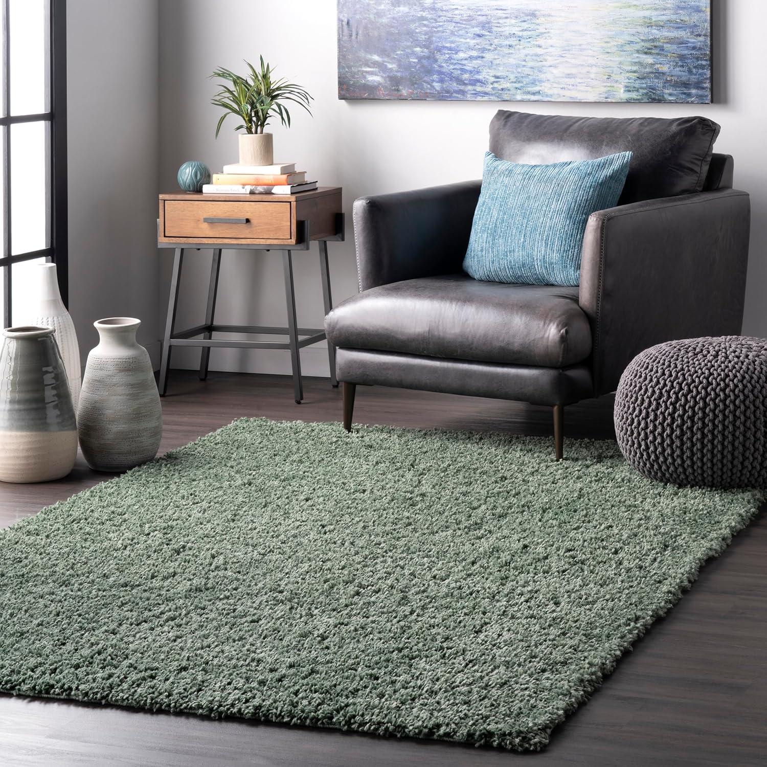 Nuloom Kara Solid Shag Indoor Area Rug