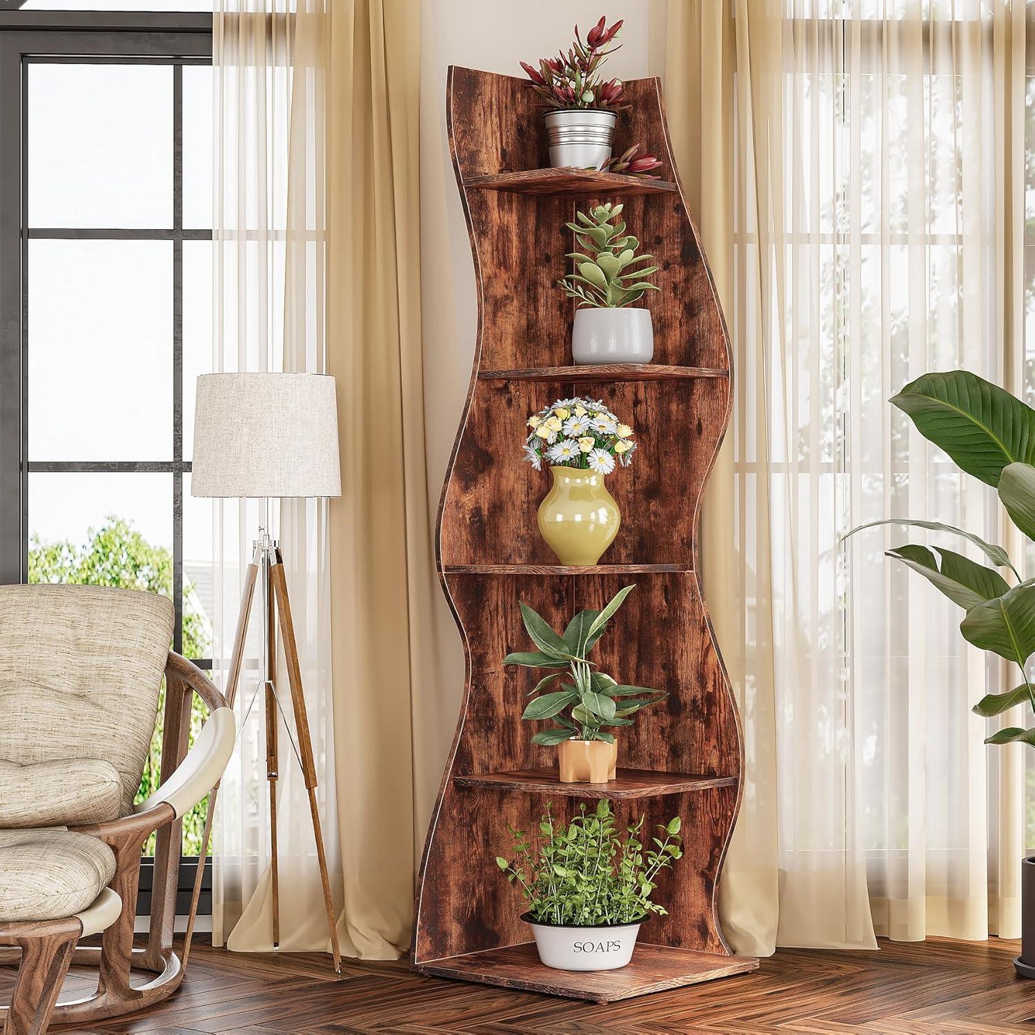 Millwood Pines Arhab Corner Bookcase