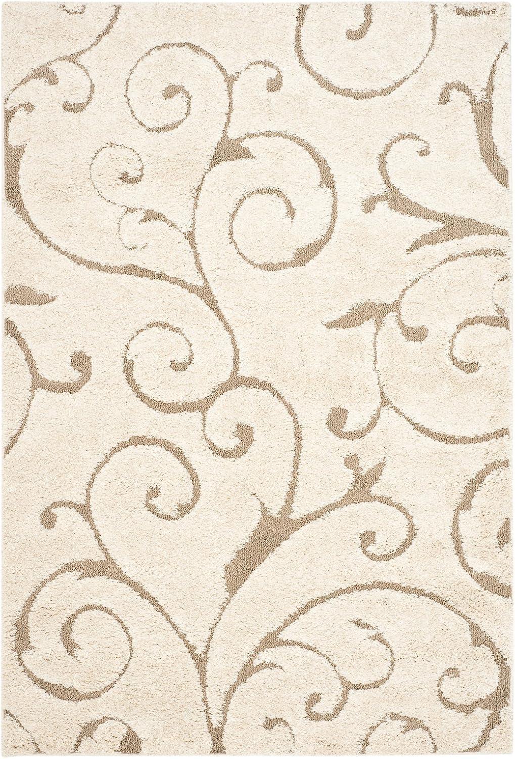 Florida Shag SG455 Power Loomed Area Rug  - Safavieh