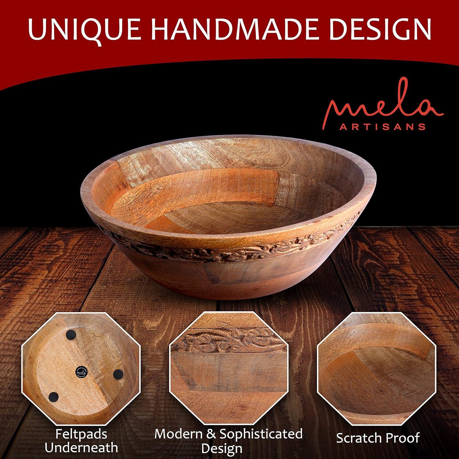 Mela Artisans | Jasmine Bowl in Medium Burnt