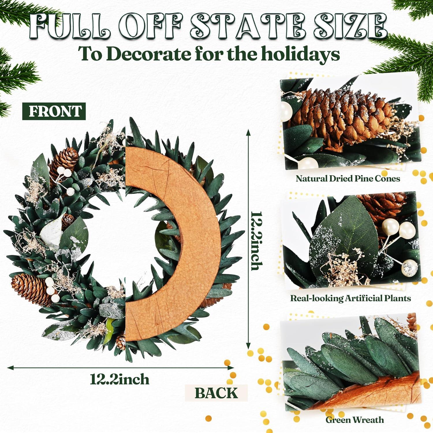 Northlight Seasonal Faux Mixed Assortment Plastic 2'' Wreath