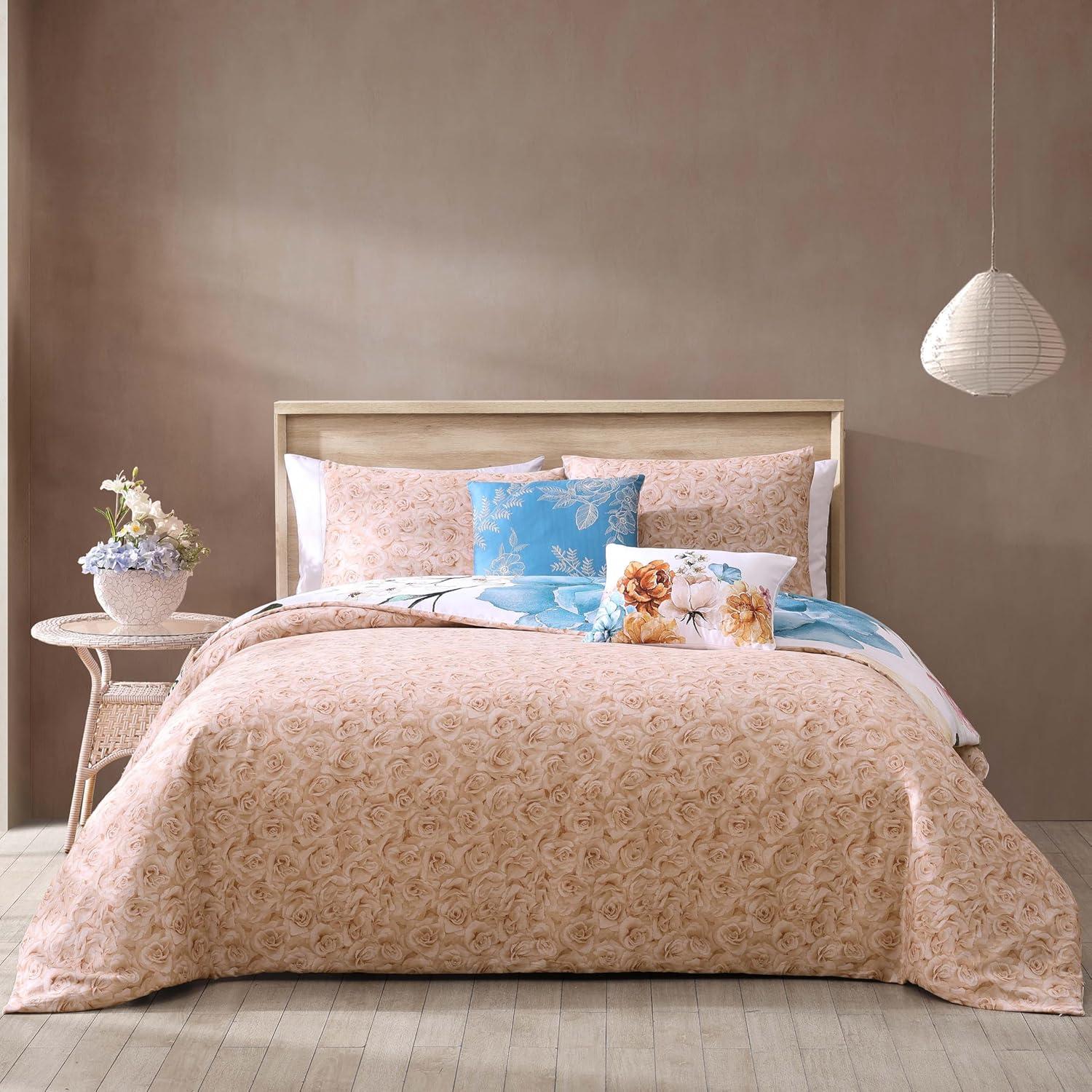 BeBeJan Bebejan Maia 100% Cotton Sateen 5 Piece Reversible Comforter Set