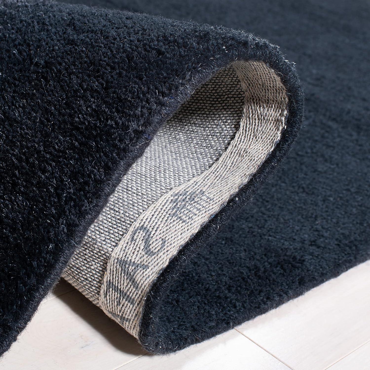 Himalaya HIM610 Handmade Area Rug - 4'x6' - Black - Safavieh