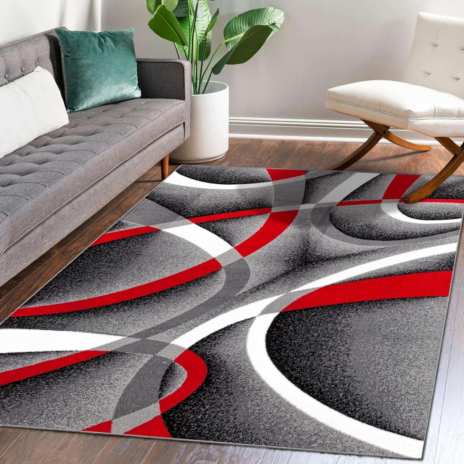 Luxe Weavers Modern Abstract Geometric Area Rug