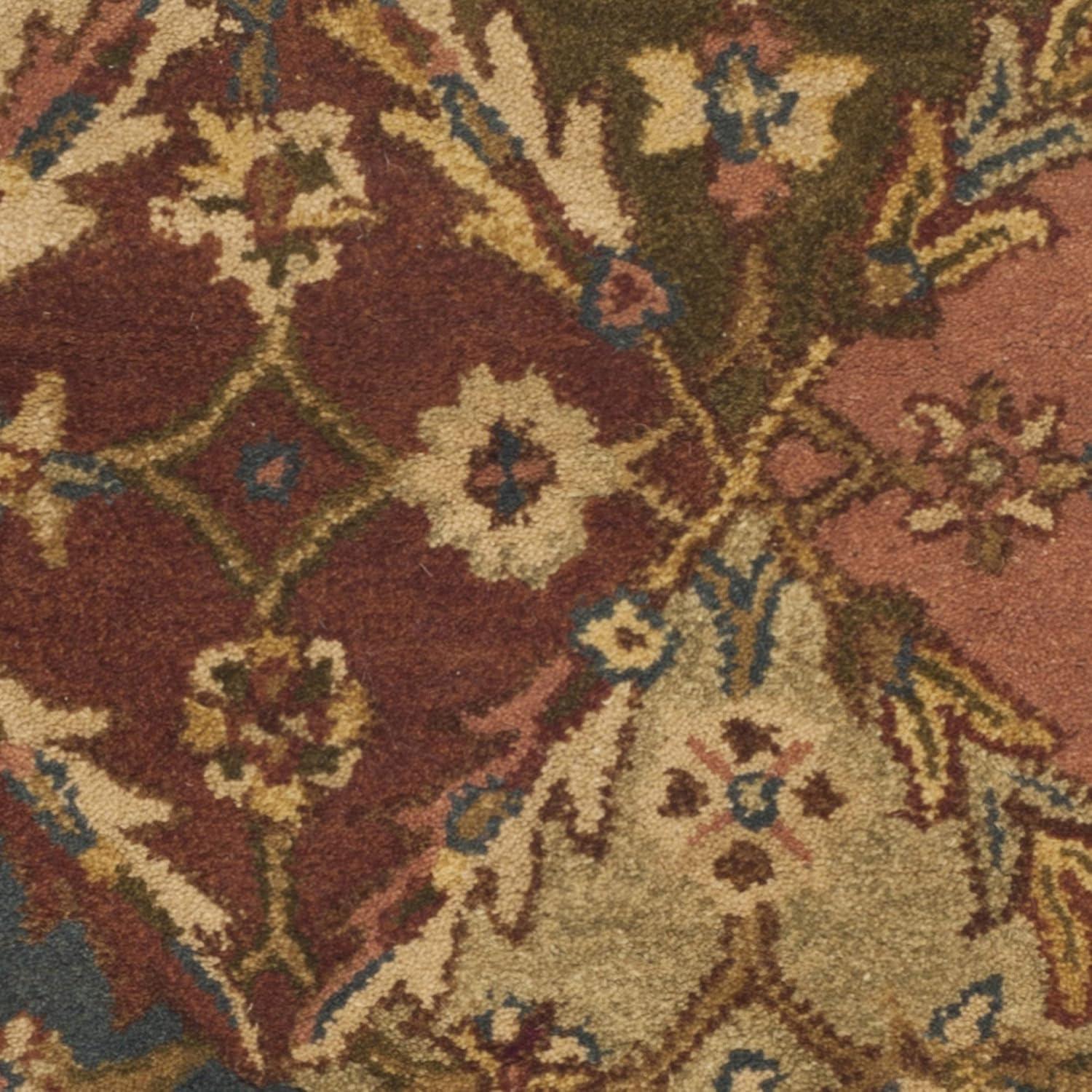 SAFAVIEH Heritage Abbey Traditional Wool Area Rug, Beige, 6' x 9'
