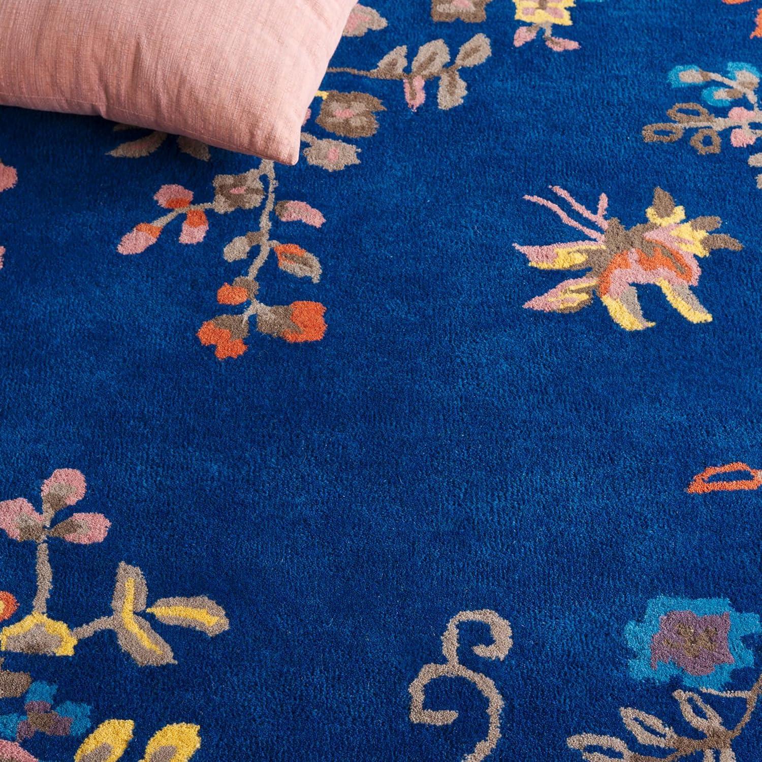 SAFAVIEH Metro Louise Floral Area Rug, Purple/Green, 5' x 8'
