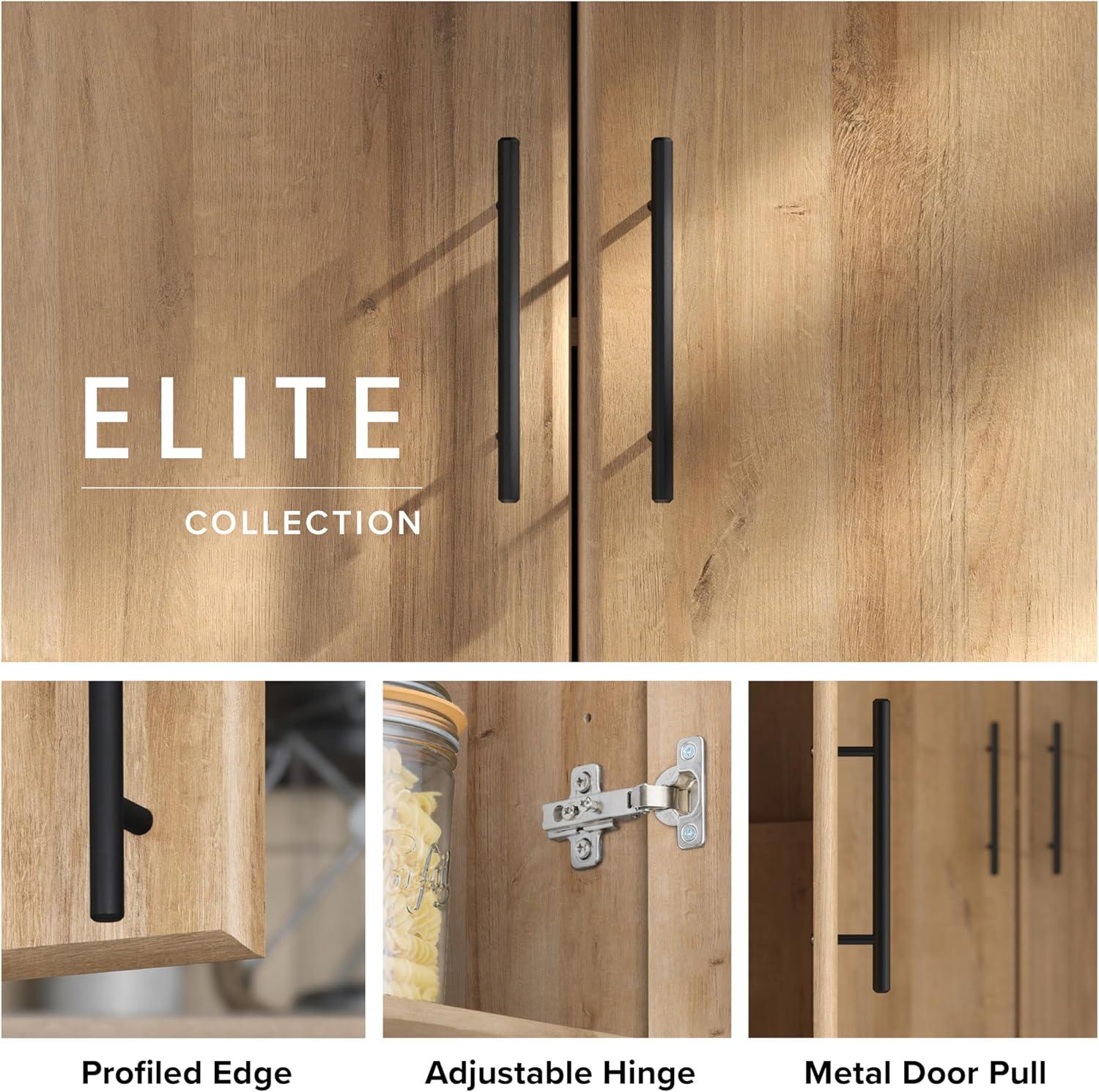 Prepac 32" Elite Storage Cabinet Oak