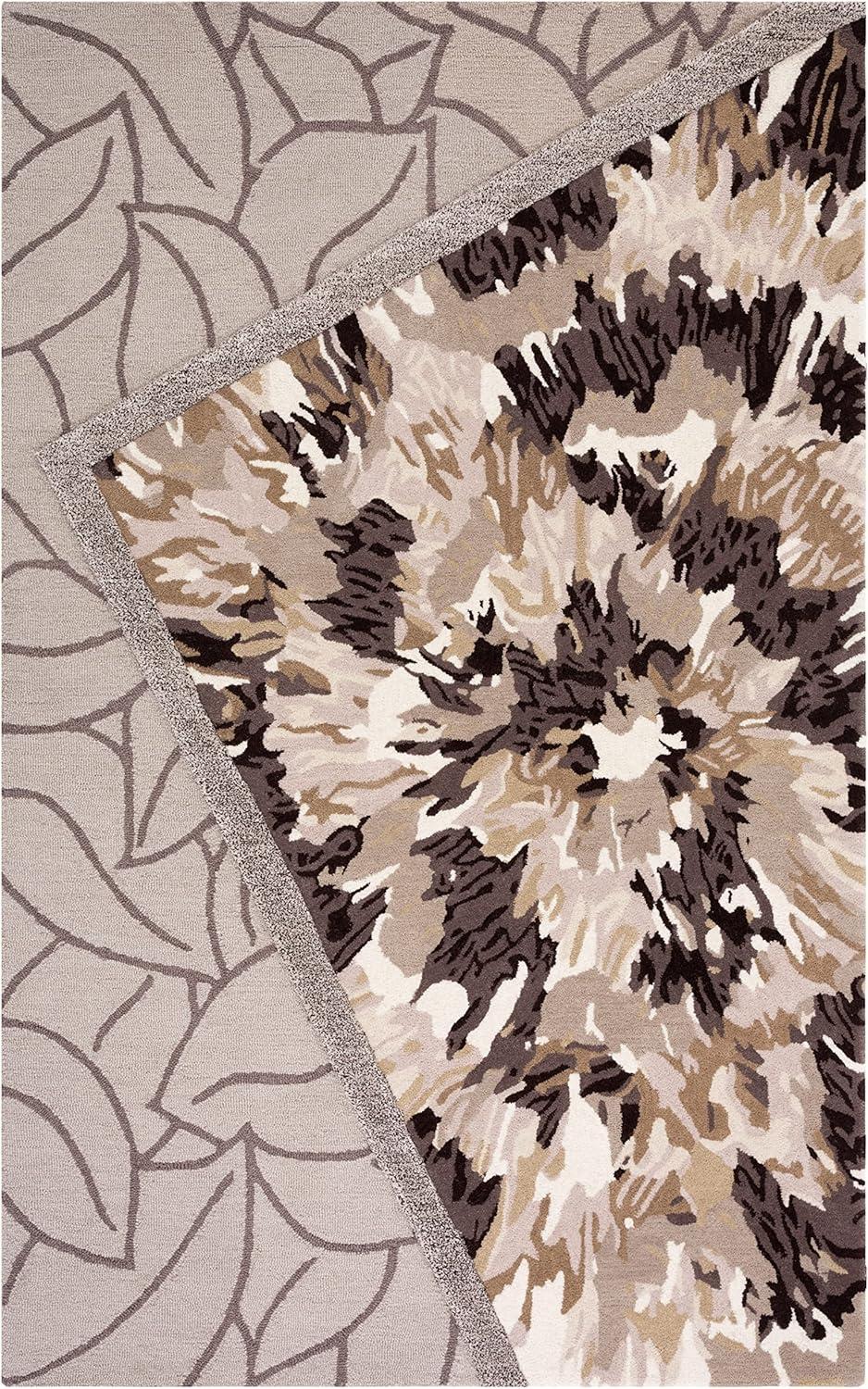 Fifth Avenue FTV127 Hand Tufted Area Rug - Beige/Brown - 4'x6' - Safavieh.