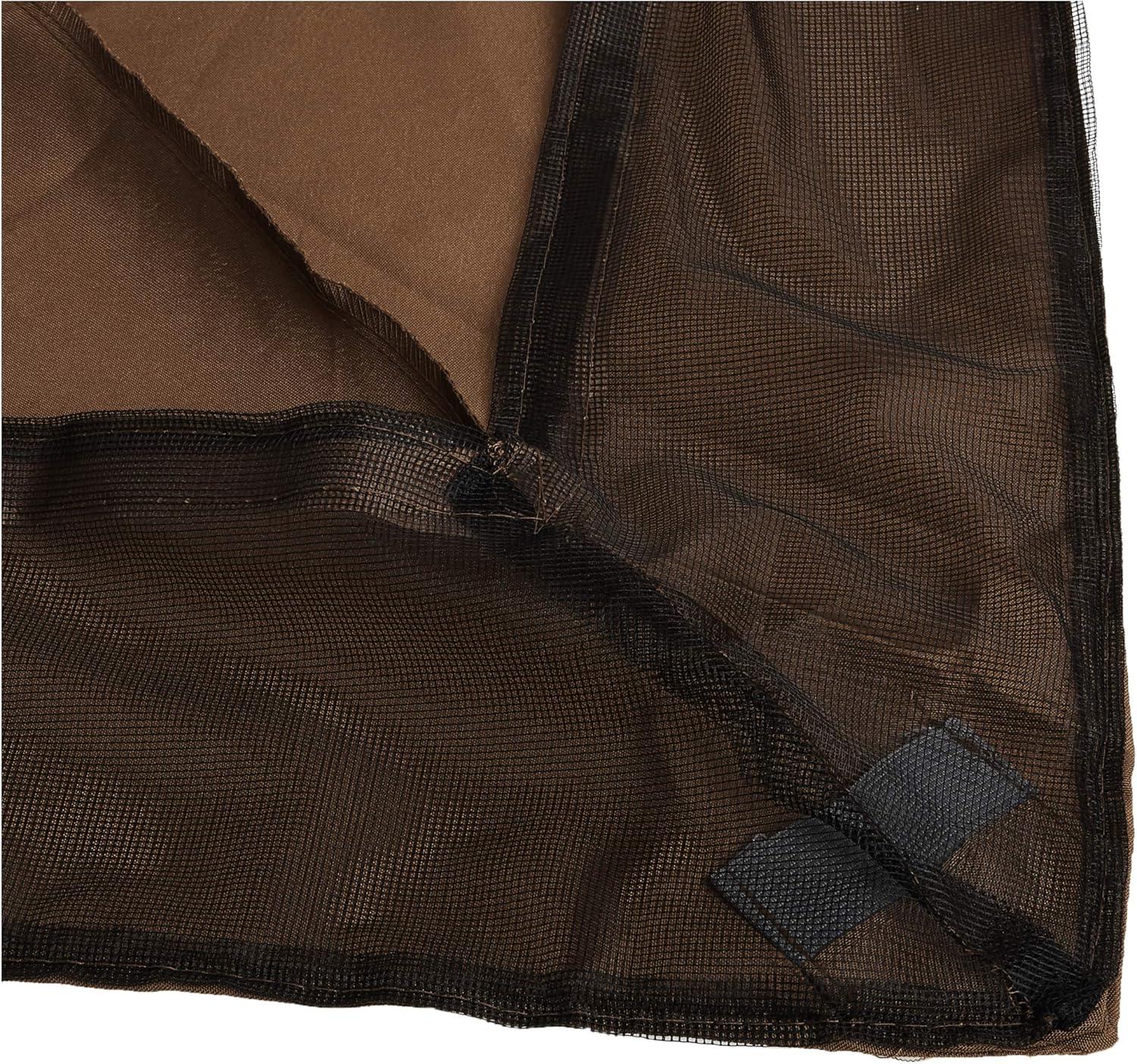 BenefitUSA Brown Double Tier Replacement 10'X10'Gazebo Canopy top Patio Pavilion Cover Sunshade plyester