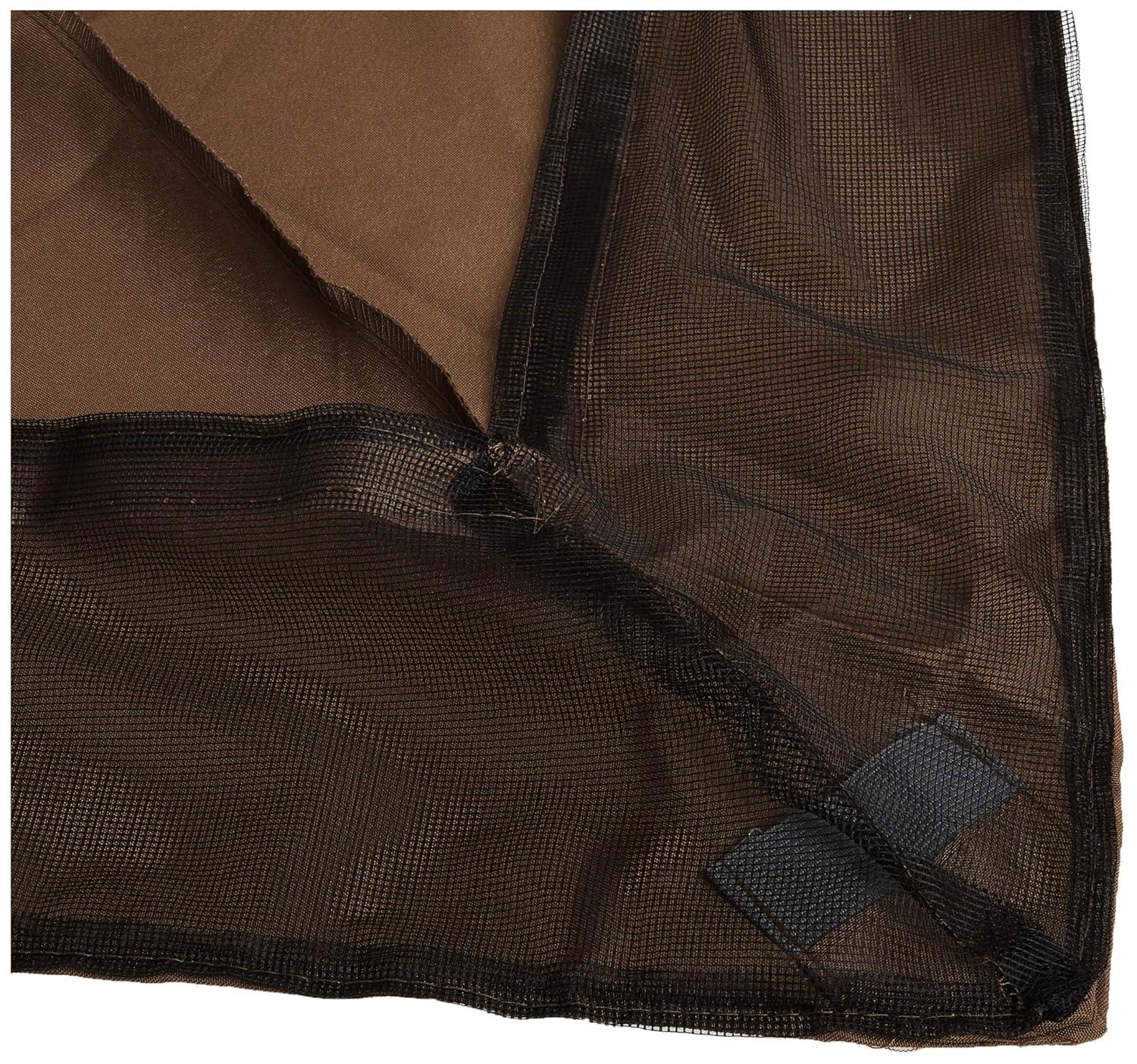 BenefitUSA Brown Double Tier Replacement 10'X10'Gazebo Canopy top Patio Pavilion Cover Sunshade plyester