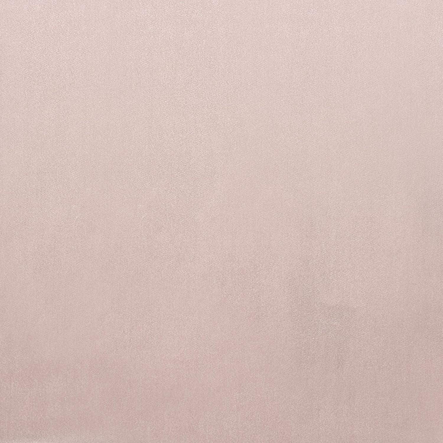 Set of 2 (84"x54") Velvet Back Tab Light Filtering Window Curtain Panels Blush Pink - Exclusive Home: Polyester, OEKO-TEX Certified