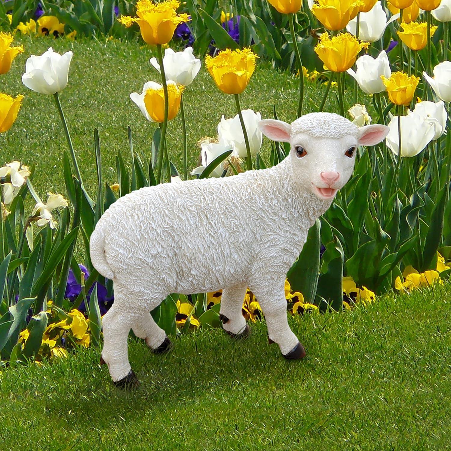 Yorkshire Standing Lamb Statue