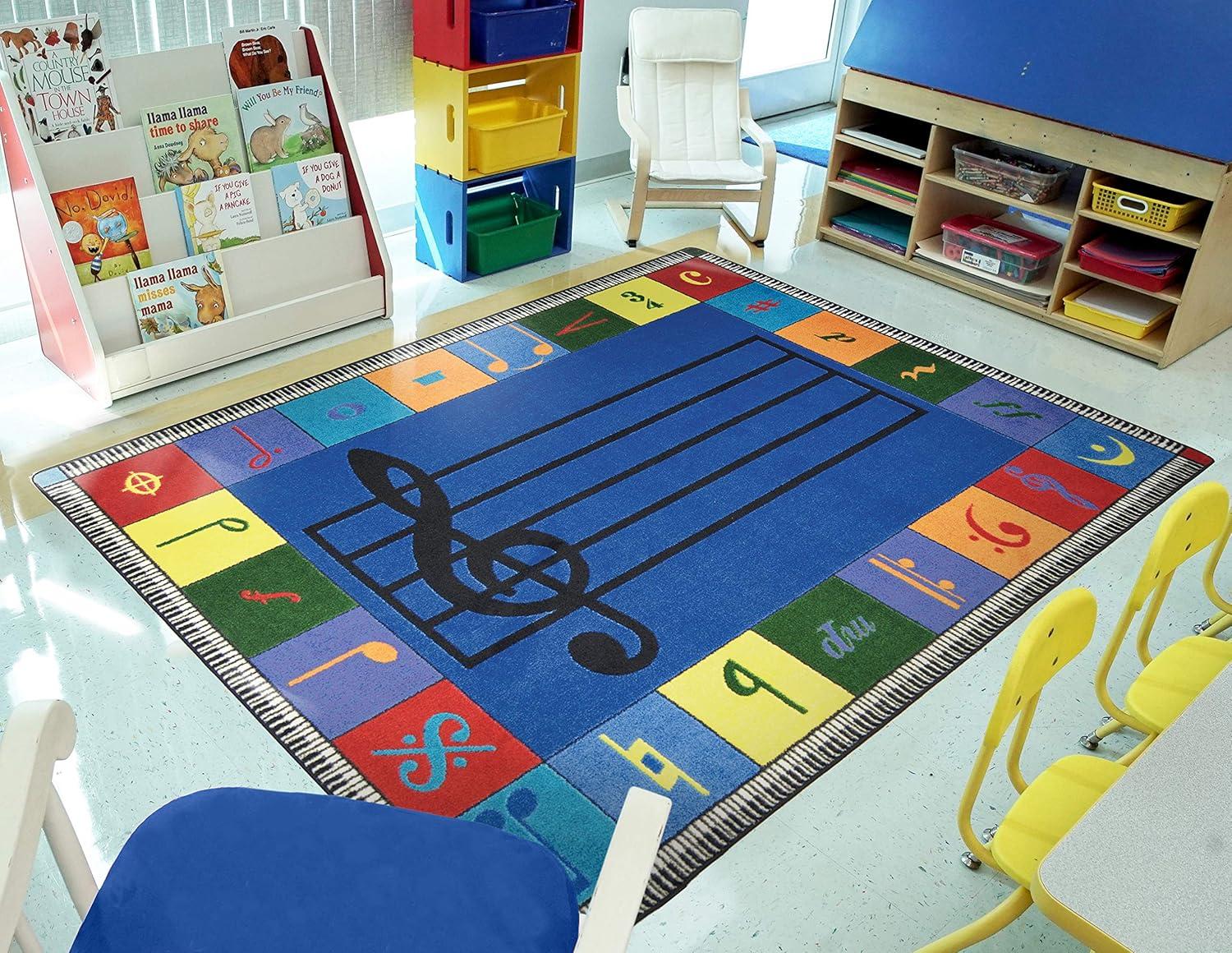 Joy Carpets Educational Note Worthy Area Rug by Joy Carpets