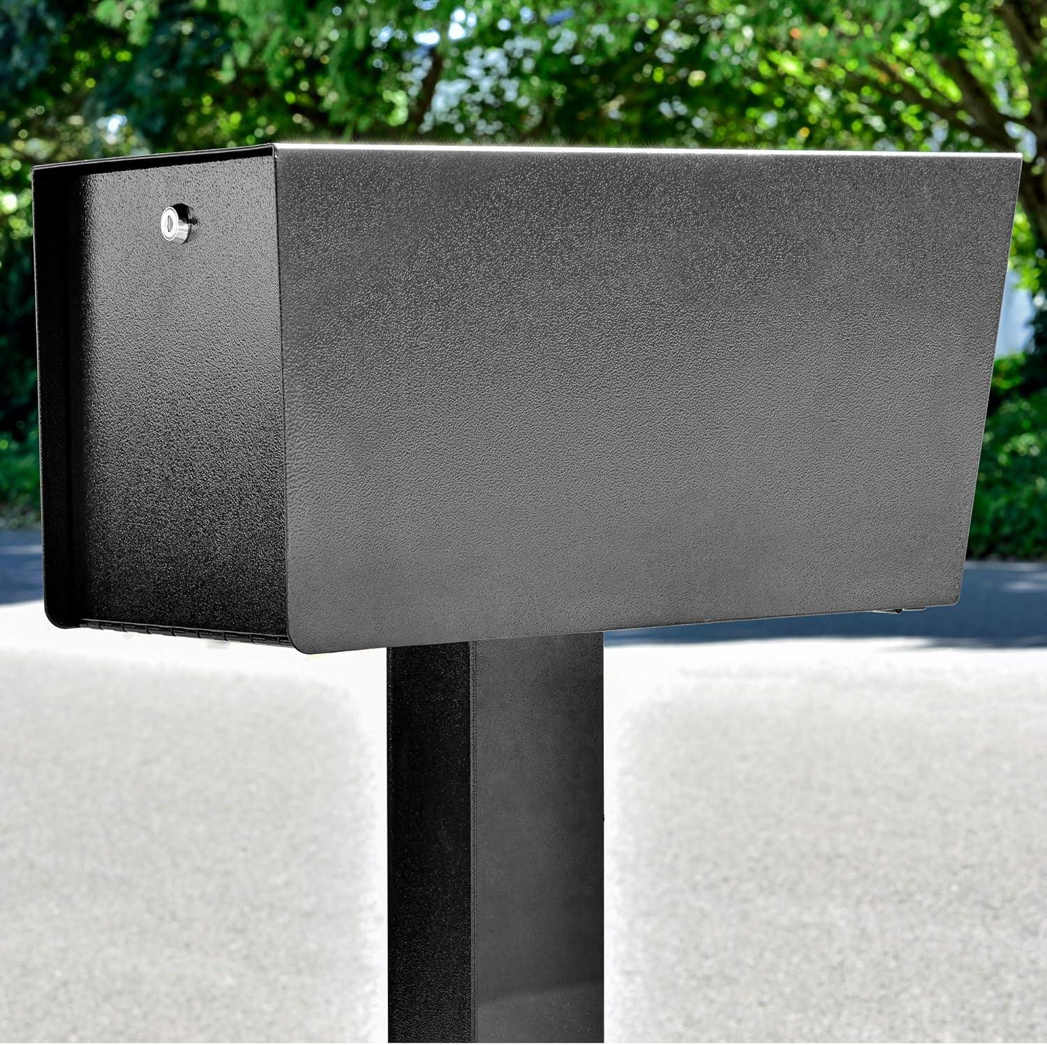 Street Safe Latitude Front & Rear Access Locking Post Mounted Mailbox