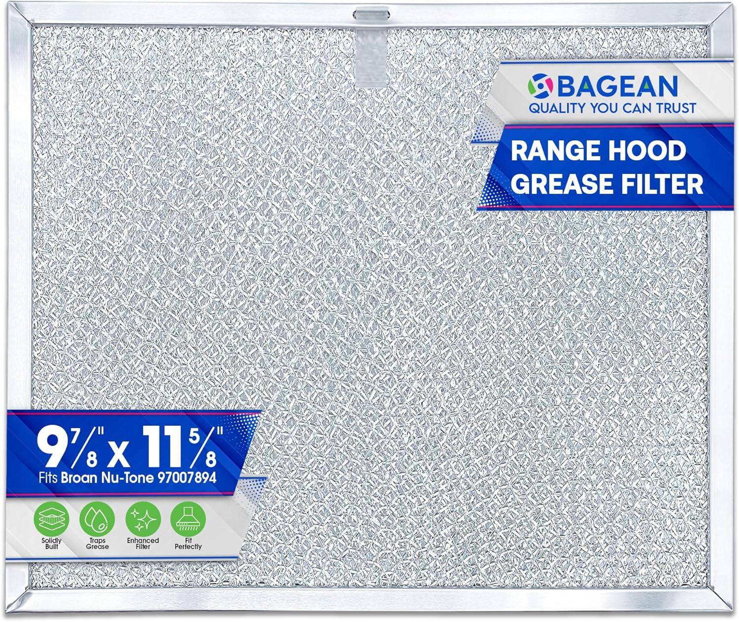 Range Hood Filter Replacement for 9.87 x 11.62 Inch 97007894 Broan Range Hood Filter and Nutone Kitchen Exhaust Fan Filter - Hood Vent Filter for Range Hood Filters Grease From the Stove Overhead (1)