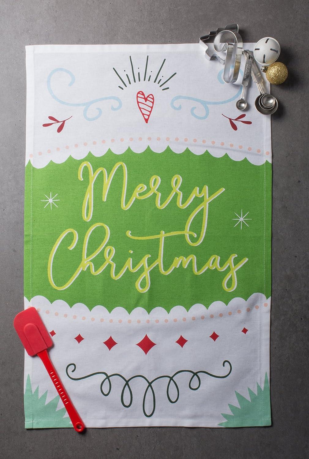 Assorted Winter Wishes Holiday Printed Dishtowel (Set of 3)