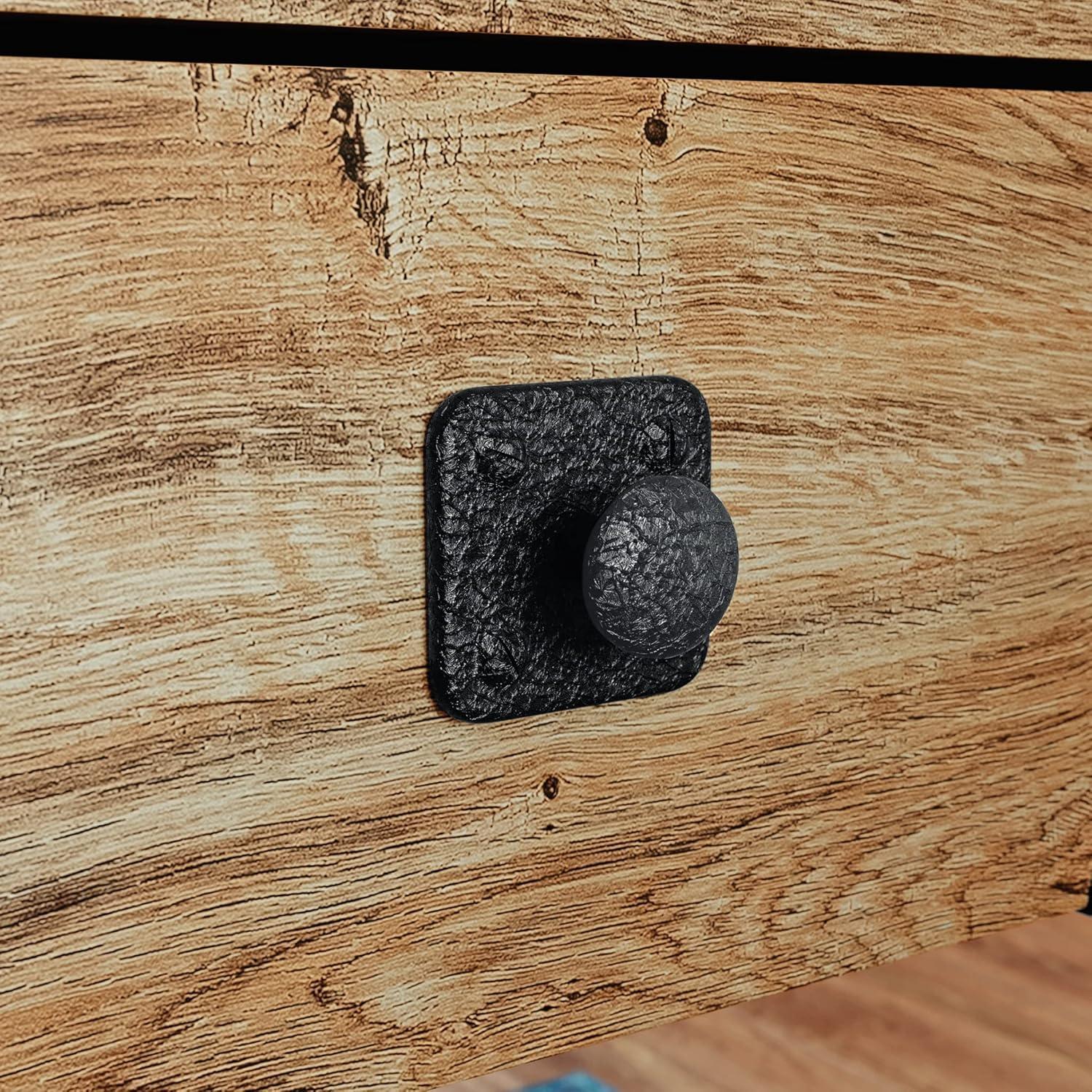 Sauder Steel River Milled Mesquite Small Desk with Drawers, Milled Mesquite Finish