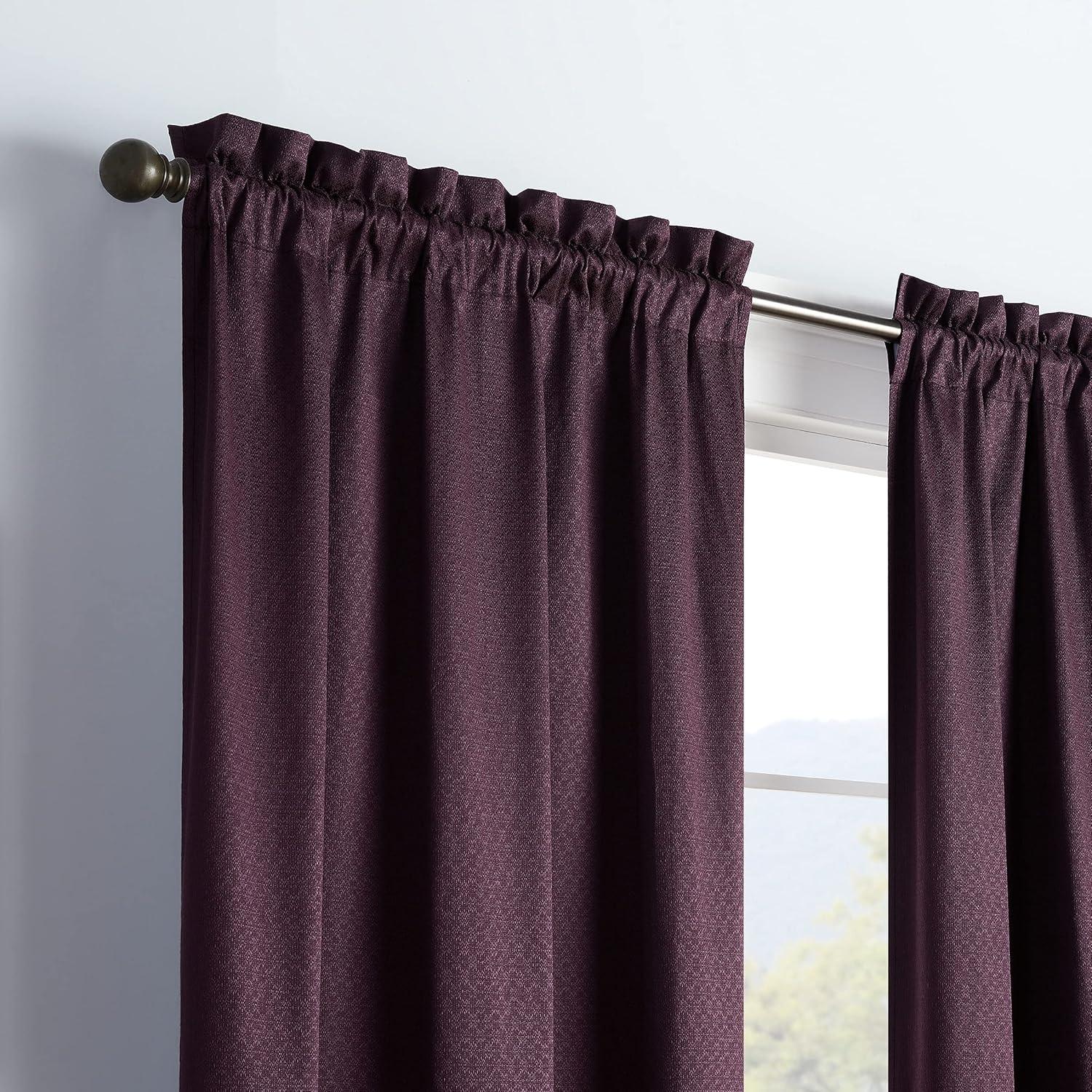 Canova Polyester Blend Light Filtering Curtain Panel