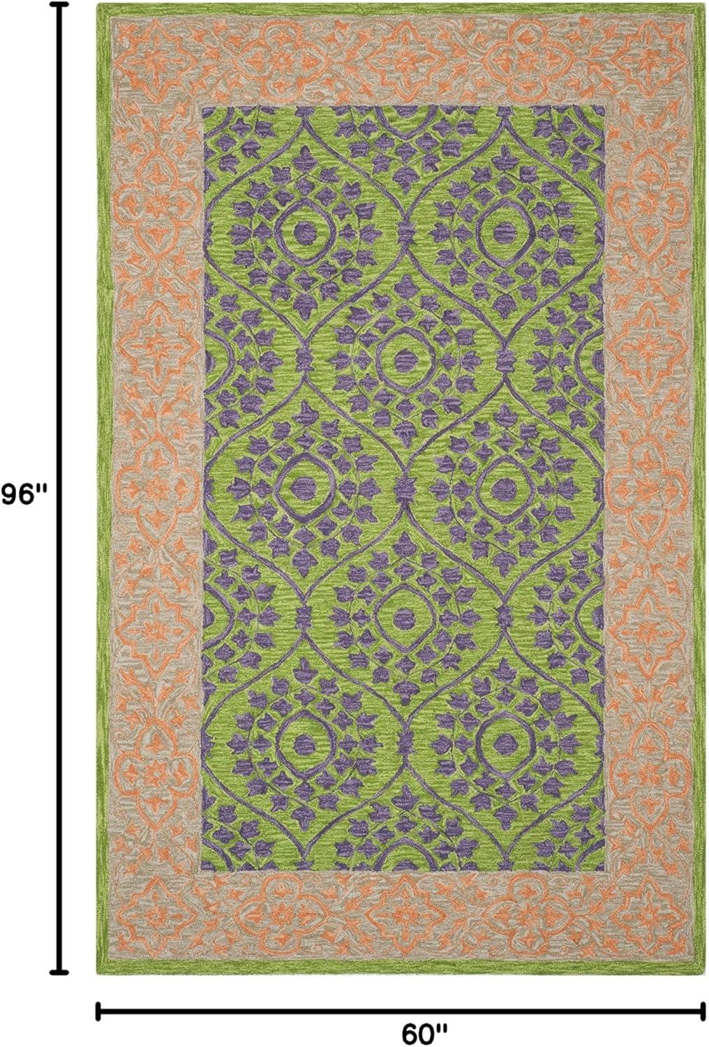 Suzani SZN102 Hand Hooked Area Rug  - Safavieh