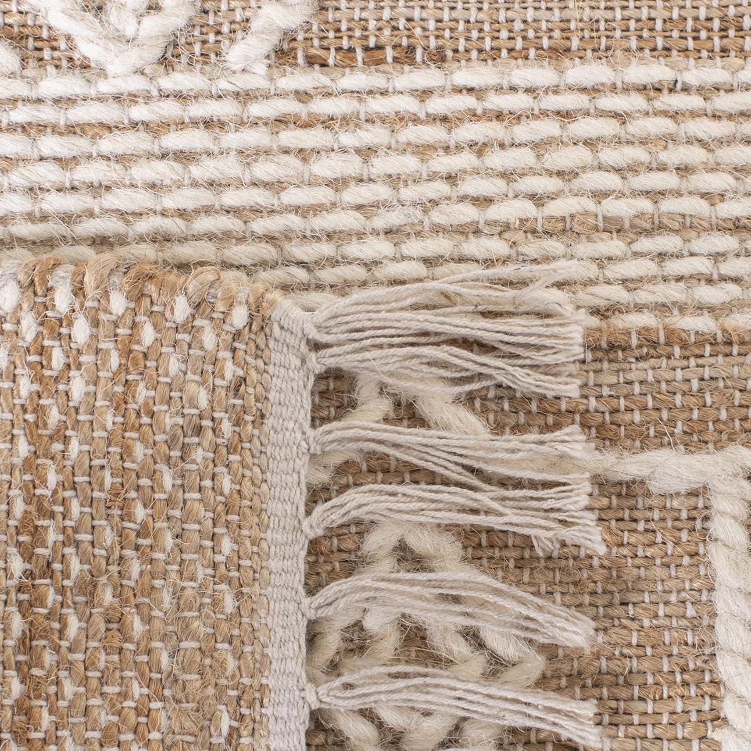 Kilim KLM454 Hand Woven Runner Rug - Natural/Ivory - 2'3"x9' - Safavieh.