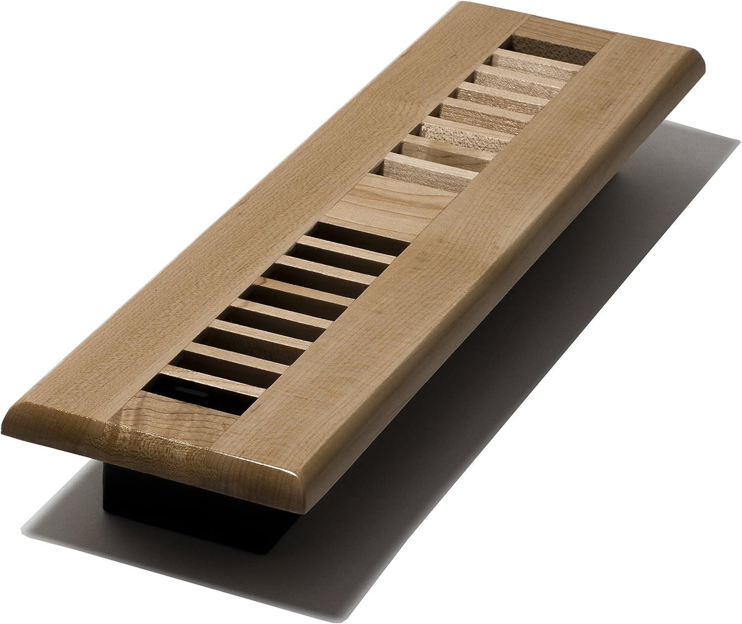 Decor Grates Louvered Solid Maple Floor Register (8-pack) 2x12