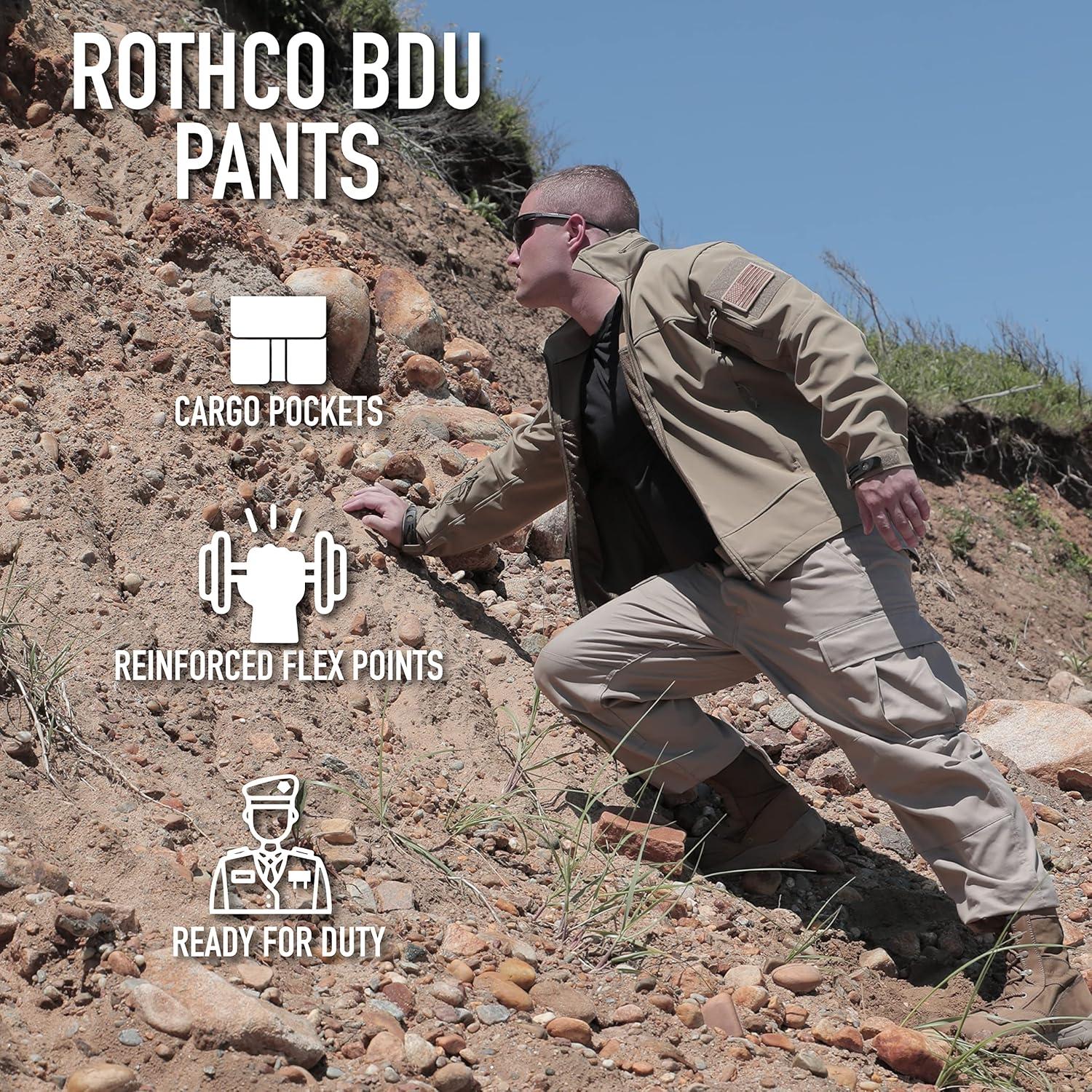 Rothco Camo BDU Pants, ACU Digital Camo, 2X-Large