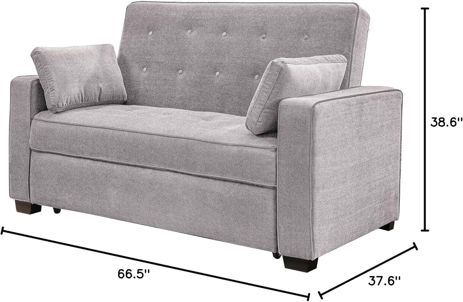 Serta Monroe Full Size Convertible Sofa