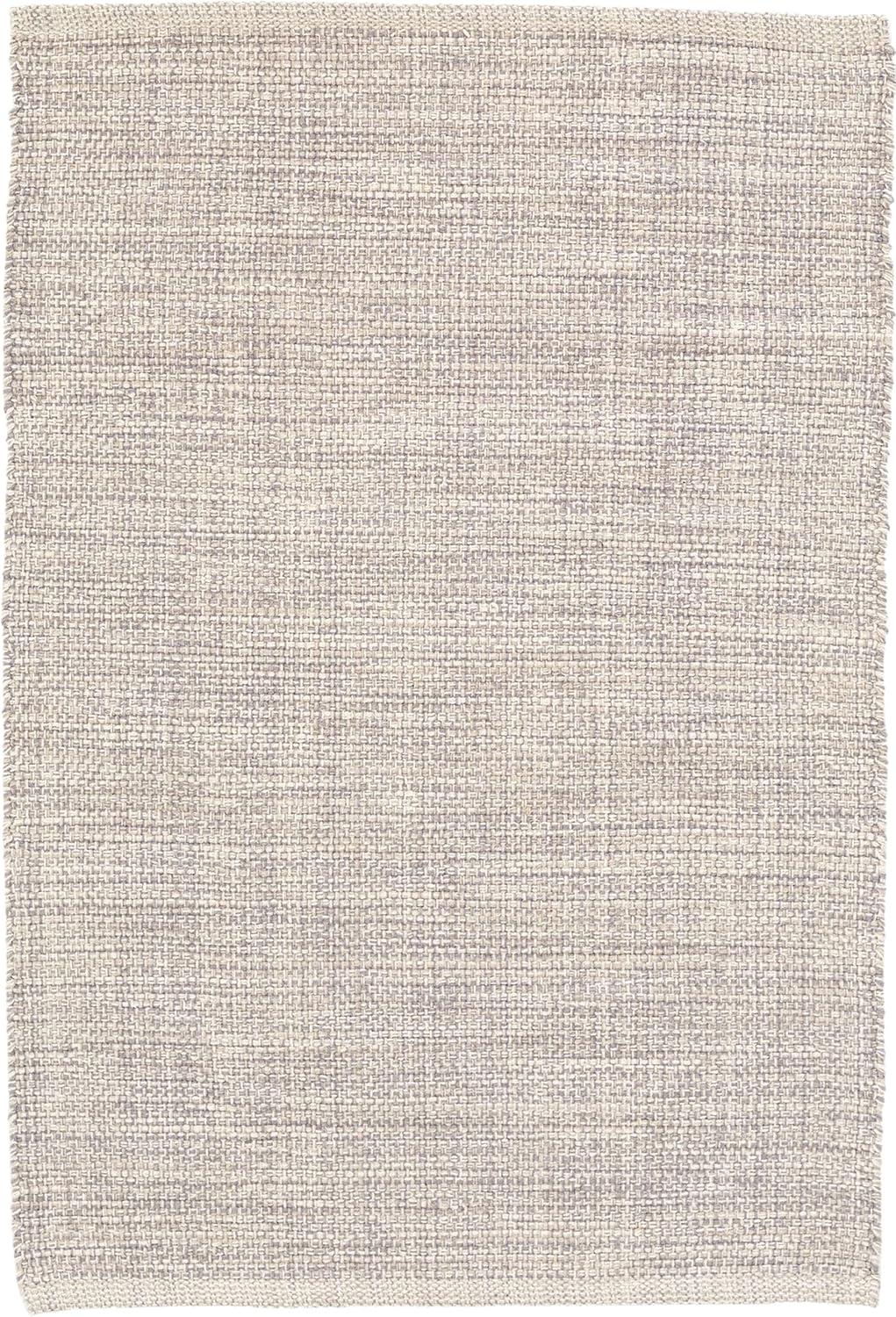 Marled Grey Handwoven Cotton Rug