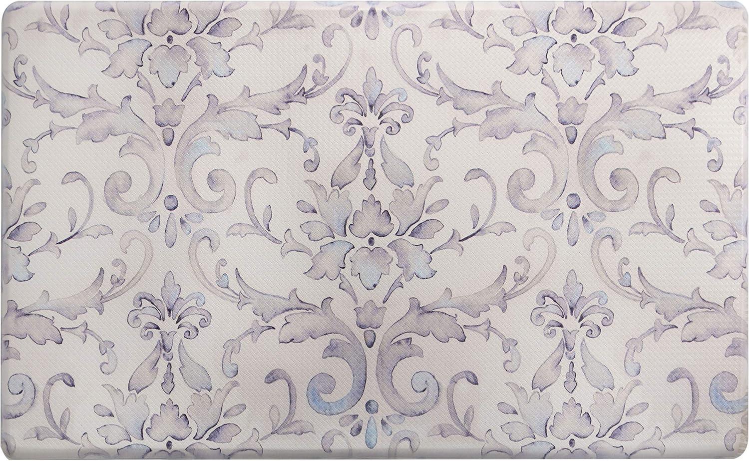 SoHome Cozy Living Watercolor Damask Anti-Fatigue Mat