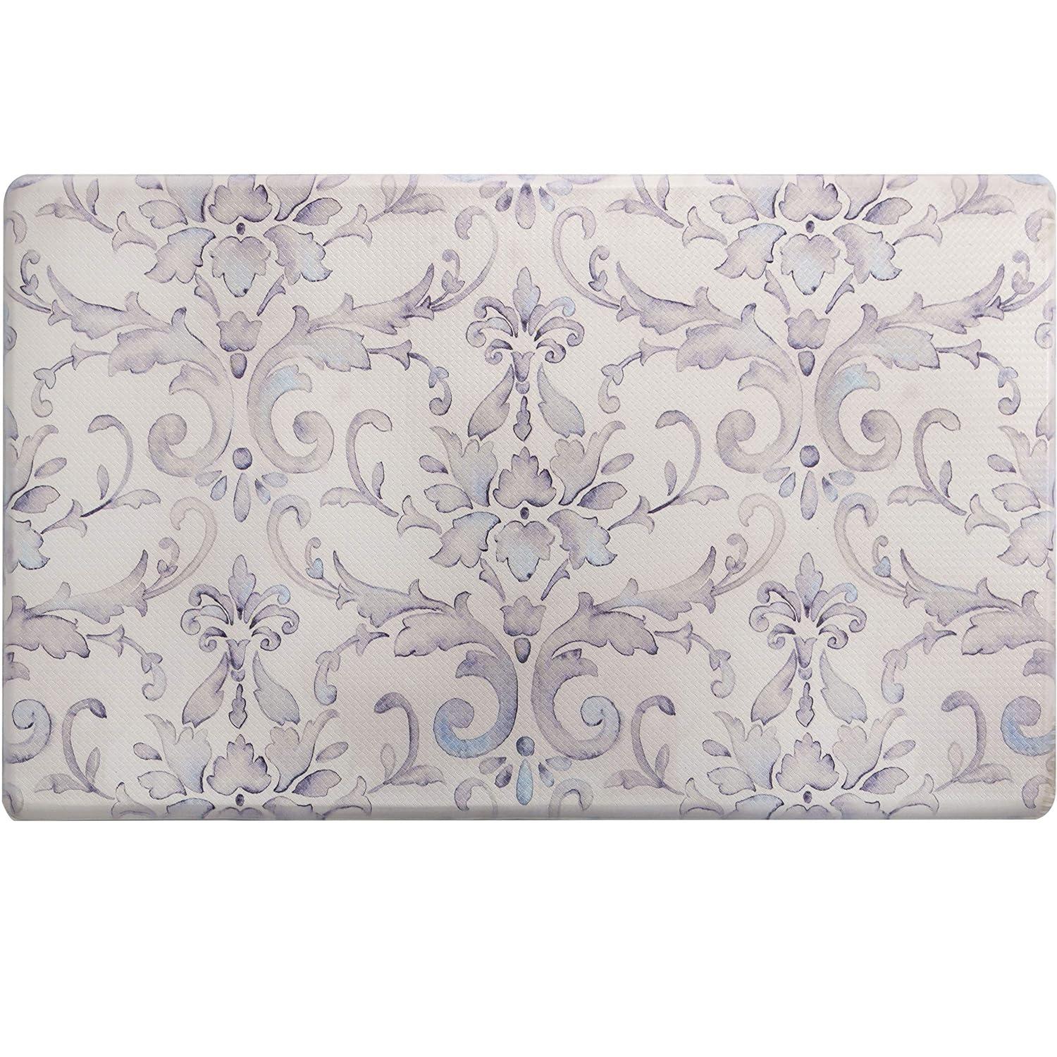 SoHome Cozy Living Watercolor Damask Anti-Fatigue Mat