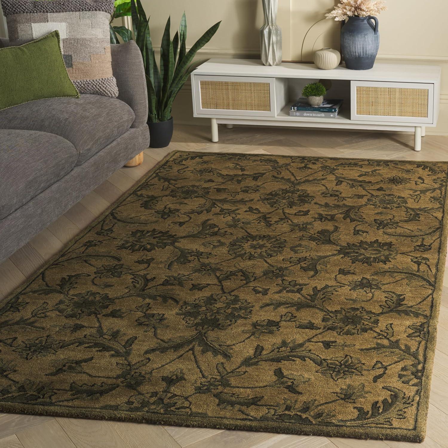 Antiquity AT824 Hand Tufted Indoor Area Rug - Grey/Multi - 7'6"x9'6" - Safavieh