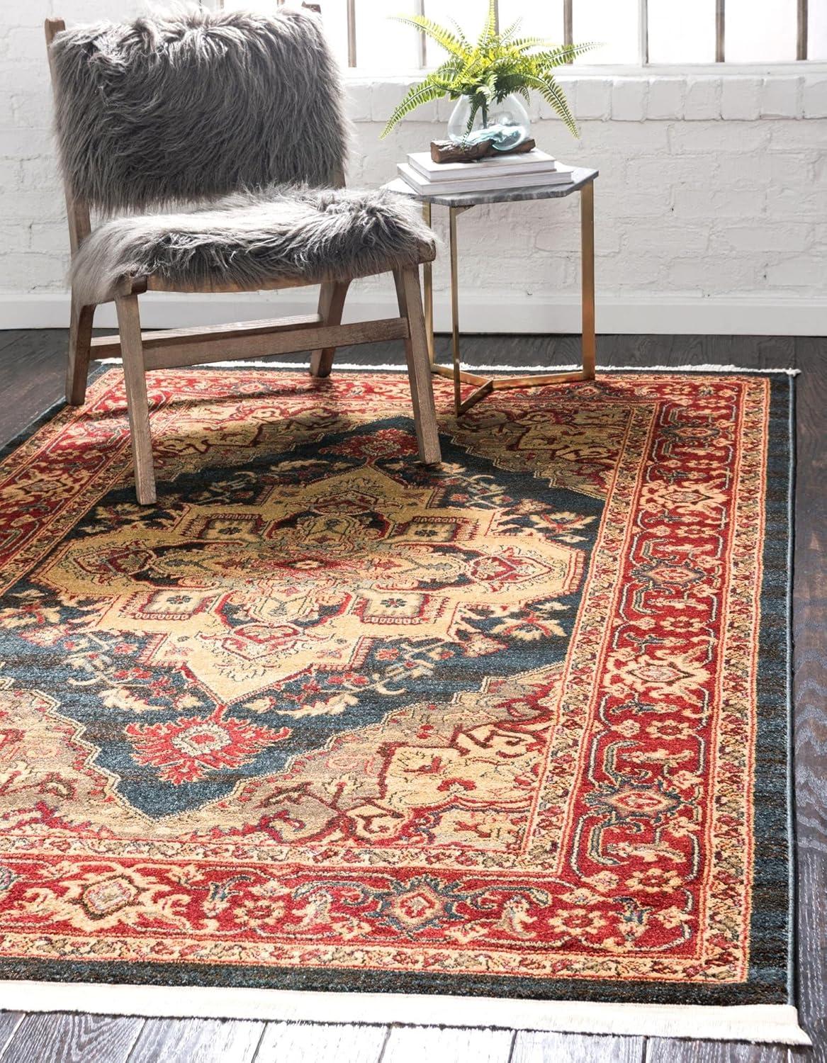 Unique Loom 8' 0 x 11' 0 Red Sahand Arsaces Area Rug