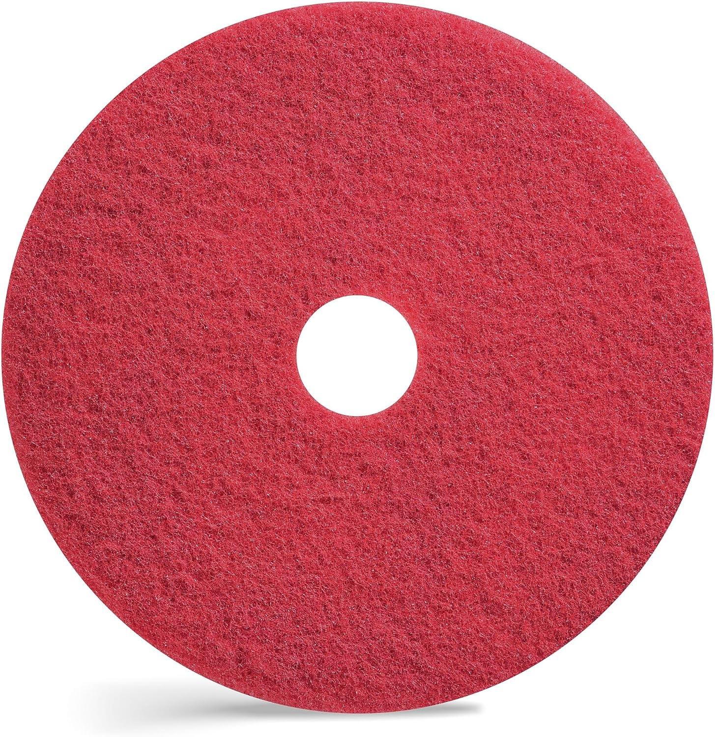 MyOfficeInnovations Red Floor Buffer Pads 20" 5/Ct 663603